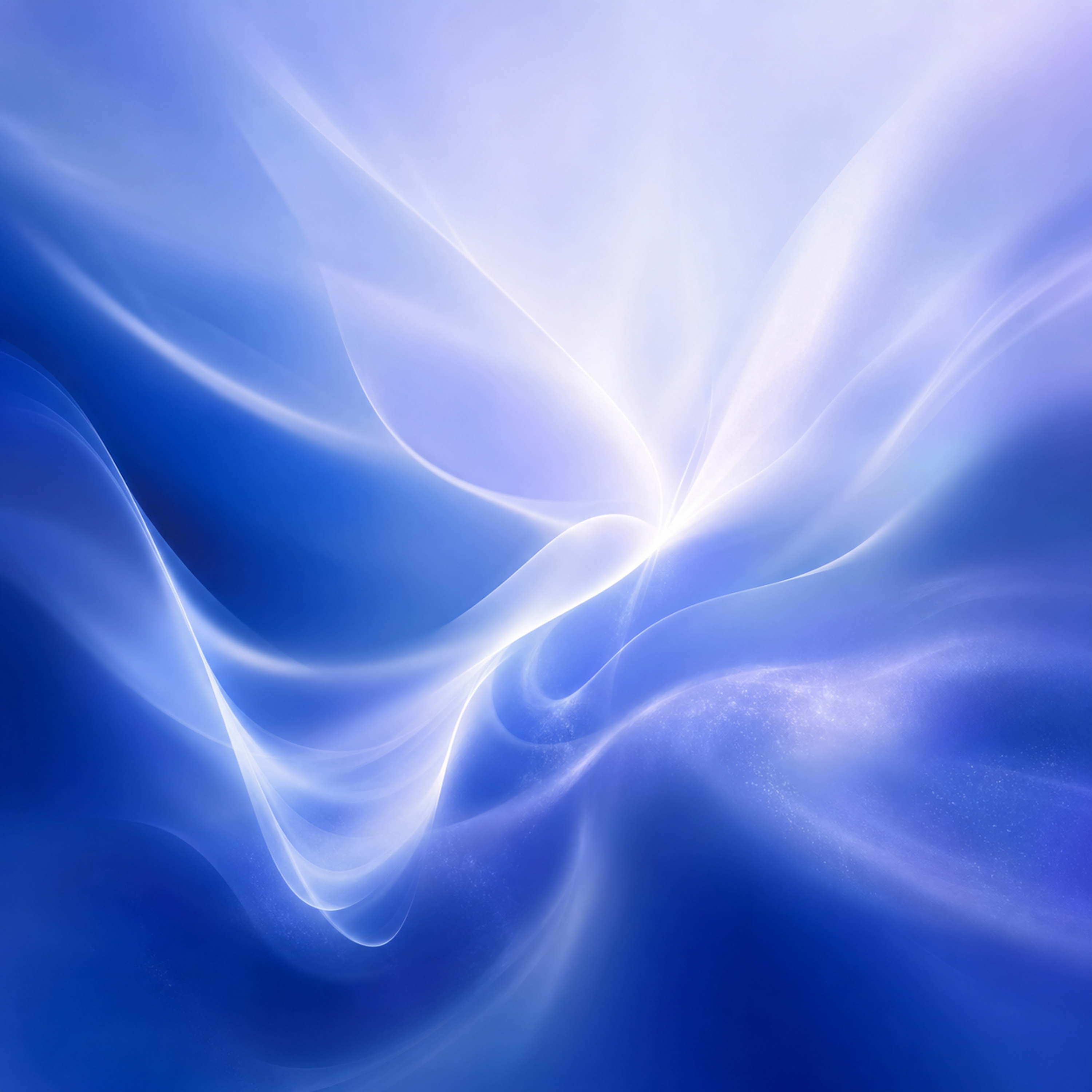 Abstract blue light waves
